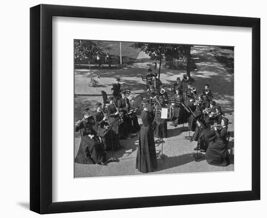 American Ladies' Military Band-null-Framed Art Print