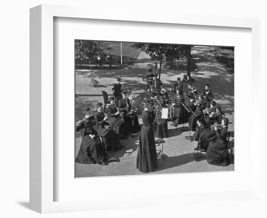 American Ladies' Military Band-null-Framed Art Print