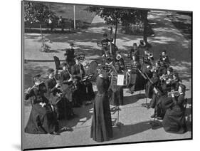 American Ladies' Military Band-null-Mounted Art Print