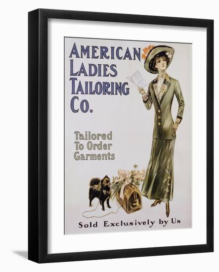 American Ladies Tailoring Co. Poster-null-Framed Giclee Print