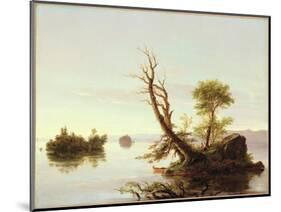 American Lake Scene, 1844-Thomas Cole-Mounted Giclee Print