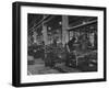 American Lathes Sent under the Lease Lend Act Being Used for Turning Out Gun Parts-null-Framed Photographic Print