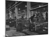 American Lathes Sent under the Lease Lend Act Being Used for Turning Out Gun Parts-null-Mounted Photographic Print