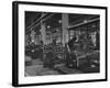 American Lathes Sent under the Lease Lend Act Being Used for Turning Out Gun Parts-null-Framed Photographic Print