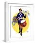 "American Legion Drummer,"October 7, 1933-Edgar Franklin Wittmack-Framed Giclee Print