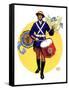 "American Legion Drummer,"October 7, 1933-Edgar Franklin Wittmack-Framed Stretched Canvas