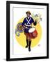 "American Legion Drummer,"October 7, 1933-Edgar Franklin Wittmack-Framed Giclee Print