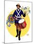 "American Legion Drummer,"October 7, 1933-Edgar Franklin Wittmack-Mounted Giclee Print