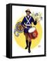 "American Legion Drummer,"October 7, 1933-Edgar Franklin Wittmack-Framed Stretched Canvas