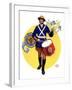 "American Legion Drummer,"October 7, 1933-Edgar Franklin Wittmack-Framed Giclee Print