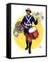 "American Legion Drummer,"October 7, 1933-Edgar Franklin Wittmack-Framed Stretched Canvas