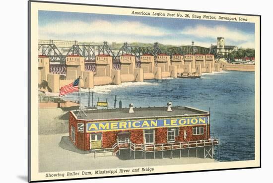 American Legion Post, Davenport, Iowa-null-Mounted Art Print