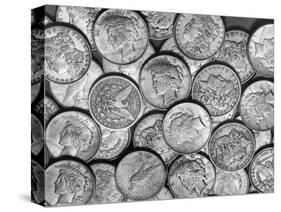 American "Liberty" Silver Dollars-Bettmann-Stretched Canvas