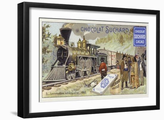 American Locomotive, 1860-null-Framed Giclee Print