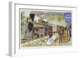 American Locomotive, 1860-null-Framed Giclee Print