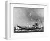 American LSM-R Launches Rockets at Okinawa-null-Framed Photographic Print