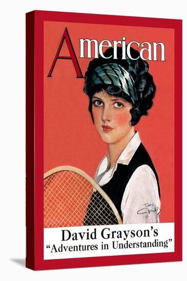 American Magazine: Tennis-null-Stretched Canvas