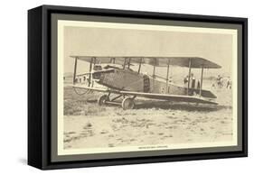 American Mail Airplane-null-Framed Stretched Canvas