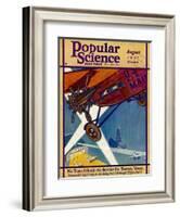 American Mail Plane 1927-null-Framed Art Print