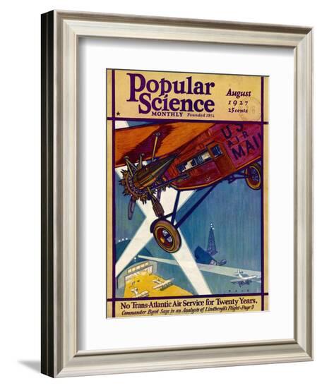 American Mail Plane 1927--Framed Art Print