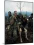 American Marines Aid a Wounded Comrade During Intense Battle for Hill 484-Larry Burrows-Mounted Photographic Print