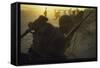 American Marines of 7th Regiment Landing on Beach at Cape Batangan During the Vietnam War-Paul Schutzer-Framed Stretched Canvas