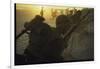 American Marines of 7th Regiment Landing on Beach at Cape Batangan During the Vietnam War-Paul Schutzer-Framed Photographic Print