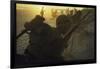 American Marines of 7th Regiment Landing on Beach at Cape Batangan During the Vietnam War-Paul Schutzer-Framed Photographic Print