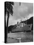 American Matson Line Cruiser "Mariposa" Arriving in Pago Pago-Carl Mydans-Stretched Canvas