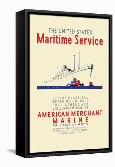 American Mechant Marine, c.1937-Richard Halls-Framed Stretched Canvas