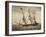 American Merchant Ship, by Giuseppe Fedi Aliprandi, 19th Century-null-Framed Giclee Print