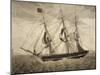 American Merchant Ship, by Giuseppe Fedi Aliprandi, 19th Century-null-Mounted Giclee Print