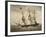 American Merchant Ship, by Giuseppe Fedi Aliprandi, 19th Century-null-Framed Giclee Print