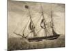 American Merchant Ship, by Giuseppe Fedi Aliprandi, 19th Century-null-Mounted Giclee Print