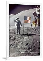 American Moon Landing-null-Framed Poster