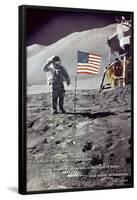 American Moon Landing-null-Framed Poster