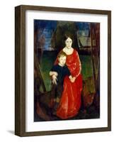 American Motherhood, 1922 (Oil on Canvas)-Charles Webster Hawthorne-Framed Giclee Print