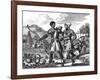 American Natives-Theodor de Bry-Framed Art Print