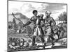 American Natives-Theodor de Bry-Mounted Art Print