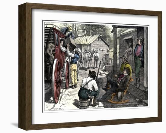 American Notes by Charles Dickens-Arthur Burdett Frost-Framed Giclee Print