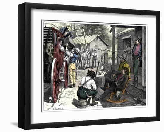 American Notes by Charles Dickens-Arthur Burdett Frost-Framed Giclee Print