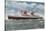 American Ocean Liner Ss United States-American School-Stretched Canvas