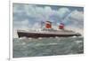 American Ocean Liner Ss United States-American School-Framed Giclee Print