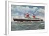 American Ocean Liner Ss United States-American School-Framed Giclee Print