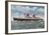 American Ocean Liner Ss United States-American School-Framed Giclee Print