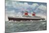 American Ocean Liner Ss United States-American School-Mounted Giclee Print