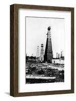 American Oil Wells in Romania-Frank George Carpenter-Framed Photographic Print