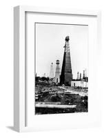 American Oil Wells in Romania-Frank George Carpenter-Framed Photographic Print