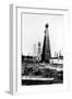 American Oil Wells in Romania-Frank George Carpenter-Framed Photographic Print