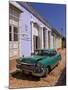 American Oldtimer in the Cobbled Streets of Trinidad, Cuba, West Indies, Caribbean, Central America-null-Mounted Photographic Print